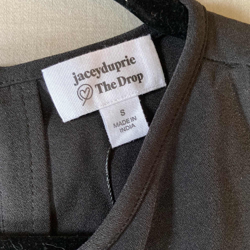 The Drop Jacey Duprie Black Drop Waist Dress - Picture 4 of 5